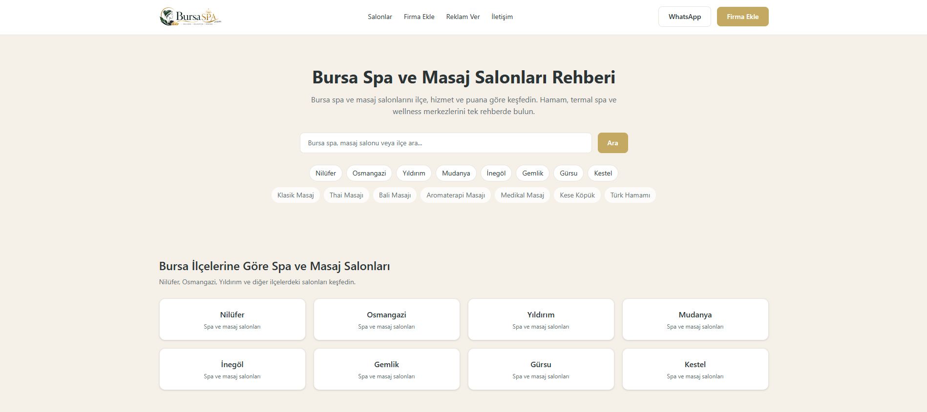 Bursa Yazılım - Bursa SPA
